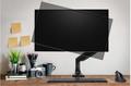 KENSINGTON n SmartFit One-Touch Height Adjustable Single Monitor Arm - Mounting kit - adjustable arm - for Monitor - screen size: 13"-32" - desktop, C-clamp, grommet, desk-mountable (K59600WW)
