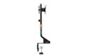 KENSINGTON n SmartFit Space-Saving Dual Monitor Arm - Mounting kit - Tilt & Swivel - for 2 monitors - black - screen size: up to 27" - desktop, C-clamp, grommet, desk-mountable (K55513WW)