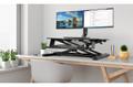 KENSINGTON n SmartFit Space-Saving Dual Monitor Arm - Mounting kit - Tilt & Swivel - for 2 monitors - black - screen size: up to 27" - desktop, C-clamp, grommet, desk-mountable (K55513WW)
