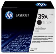 HP Original HP 39A LaserJet-tonerpatron, sort