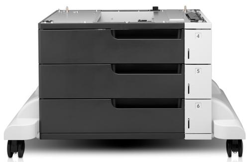 HP LaserJet 3x500-sheet mater og stativ (CF242A)