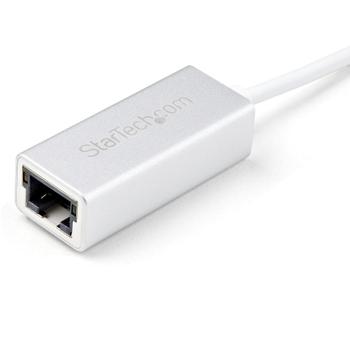 STARTECH StarTech.com USB 3.0 auf Gigabit Netzwerkadapter - Silber - Schlankes Aluminium Design für MacBook, Chromebook oder Tablet - Netzwerkadapter - USB 3.0 - Gigabit Ethernet x 1 - Silber (USB31000SA)
