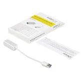 StarTech USB 3.0 to Gigabit Network Adapter - Silver - Sleek Aluminum Design for MacBook, Chromebook or Tablet - Native Driver Support (USB31000SA) - nettverksadapter - USB 3.0 - Gigabit Ethernet x 1 (USB31000SA)
