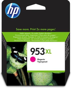 HP 953XL - 18.5 ml - High Yield - magenta - original - hanging box - ink cartridge - for Officejet Pro 77XX, 82XX, 87XX (F6U17AE#301)
