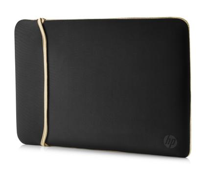 HP 14.0IN REVERSIBLE SLEEVE BLACK/ GOLD ACCS (2UF59AA#ABB)