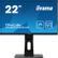 IIYAMA ProLite XUB2292HS-B1 - LED monitor - 22" (21.5" viewable) - 1920 x 1080 Full HD (1080p) @ 75 Hz - IPS - 250 cd/m² - 1000:1 - 4 ms - HDMI, VGA, DisplayPort - speakers - black