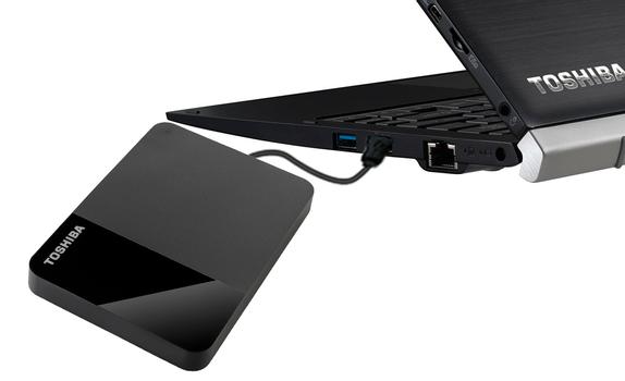 TOSHIBA Canvio Ready 1TB 2,5" USB 3.2 Gen 1 Black (HDTP310EK3AA)