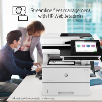 HP P LaserJet Enterprise Flow MFP M528z - Multifunction printer - B/W - laser - Legal (216 x 356 mm)/A4 (210 x 297 mm) (original) - A4/Legal (media) - up to 43 ppm (copying) - up to 43 ppm (printing) - 6 (1PV67A#B19)