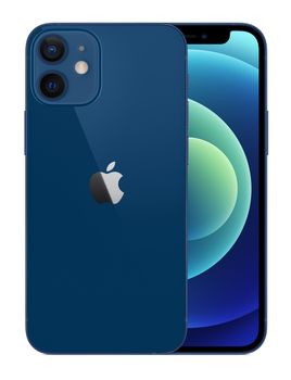 APPLE iPhone 12 mini 128GB (blå) Smarttelefon,  5,4'' Super Retina XDR-skjerm,  12+12MP kamera, 5G (MGE63QN/A)