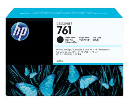 HP 761 - CM991A - 1 x Matte Black - Ink cartridge - For DesignJet T7100, T7200 Production Printer (CM991A)