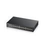 ZYXEL 24-PORT GBE UNMANAGED SWITCH, GS1100-24E