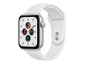 APPLE APPLE WATCH SE GPS 44MM SILVER ALUMCASE WITH WHITE S/P ACCS