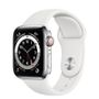 APPLE WATCH S6 GPS+CELL 40MM SILVER ALUMCASE W WHITE S/P ACCS
