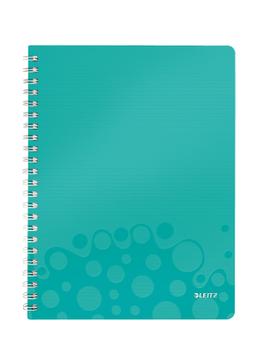 LEITZ Notepad WOW PP A4 w/holes ruled 80sicebl (46370051*6)