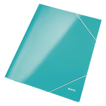 LEITZ WOW 3-flap folder A4 Ice Blue (39820051*10)