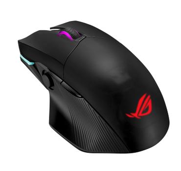 ASUS ROG Chakram, trådlös gaming mus, svart (90MP01K0-BMUA00)