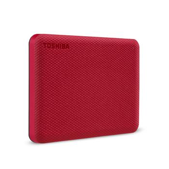 TOSHIBA Canvio Advance 1TB 2.5inch External Hard Drive USB 3.2 Gen1 Red (HDTCA10ER3AA)