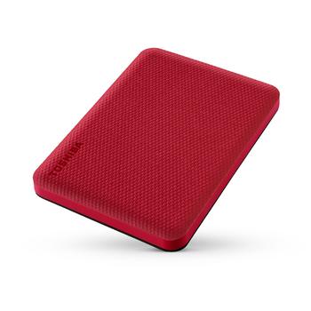 TOSHIBA Canvio Advance 4TB 2.5inch External Hard Drive USB 3.2 Gen1 Red (HDTCA40ER3CA)