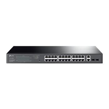 TP-LINK TL-SG1428PE 28-Port Gigabit Easy Smart Switch 24xGigabit PoE+ 2xGigabit Non-PoE RJ45 2xGigabit SFP Slots 250W budget (TL-SG1428PE)