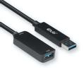 CLUB 3D USB 3.2 Adapter Typ-A zu 10 Gigabit Ethernet 5m St./B. schwarz