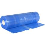 Pallehætte,  blå, LDPE/ virgin,  1300/ 550x2300mm,  pvc-rør
