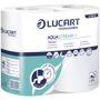 Lucart Toiletpapir, Lucart Aquastream, 2-lags, 44m x 9,5cm, hvid, 100% nyfiber