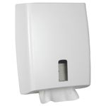 White Classic Dispenser,  White Classic, Midi, 12, 5x31x39cm,  hvid, plast, til alle typer håndklædeark (11653301)