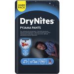 DryNites Pyjama Pants, 4-7 år, dreng, med print, 17-30 kg