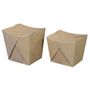 ABENA Take away boks, 7x8,5x10,5cm, 700 ml, 250 g/m2, brun, kraft, mellem