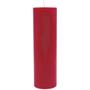 Abena Dekorationslys, 30cm, Ø5cm, rød, 54 timer, stearin