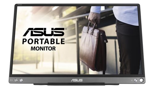 ASUS ZenScreen MB16ACE 15.6inch USB Type-C Portable Monitor FHD 1920x1080 IPS Flicker free Low Blue Light TUV certified Compatible (90LM0381-B04170)