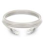 Coferro Cables Patchkabel KAT6 2,0 m UTP hvid CCA, AWG26, RJ45 u/, skærm han:han