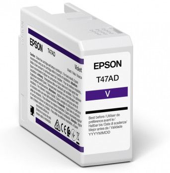 EPSON n T47AD - 50 ml - violet - original - ink cartridge - for SureColor SC-P900, SC-P900 Mirage Bundling (C13T47AD00)