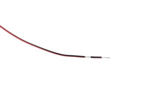 Coferro Cables LIVY 0,50 mm² rød/sort 500m Drum, Monteringsledning fortinnet 28x0,15mm (73012177)