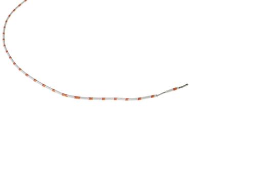 Coferro Cables LIVY 0,50 mm² hvid/ orange SP 100m, Monteringsledning fortinnet 28x0,15mm (73013577)
