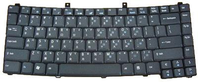 Acer Tastatur - Belgia - for TravelMate 6410, 6413, 6414, 6460, 6463, 6464, 6465 (KB.TCX07.014)