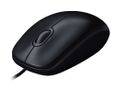 LOGITECH M90 HD Optical Mouse - Black - Mus - Optisk - 3 knapper - Sort