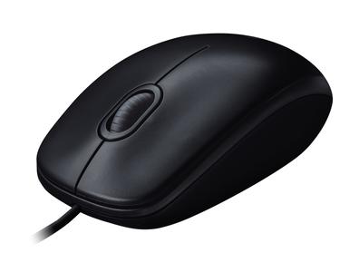 LOGITECH M90 HD Optical Mouse - Black - Mus - Optisk - 3 knapper - Sort (910-001793)