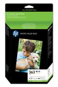 HP 363 glossy photo paper inkjet 250g/m2 100x150mm 150 sheets combopack blister multi tag + ink cartridge colour