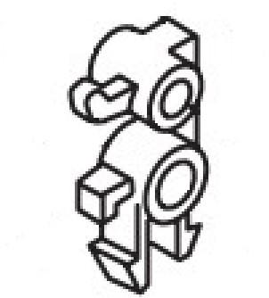 KYOCERA 2-39 Bush Regist Right FS-600 (5MVX221DW006)