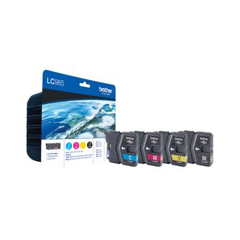 BROTHER LC985VALBPDR - 4-pack - black, yellow, cyan, magenta - original - blister - ink cartridge - for Brother DCP-J125, DCP-J140, DCP-J315, DCP-J515, MFC-J220, MFC-J265, MFC-J410, MFC-J415 (LC985VALBPDR)