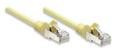 INTELLINET Patchkabel KAT5E 0,5 m F/UTP, RJ45 m/skærm han:han Gul