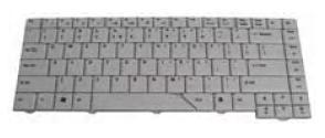 Acer Tastatur - Spansk - hvit - for Aspire 4220, 43XX, 4520, 47XX, 4920, 5220, 53XX, 5520, 57XX, 59XX (KB.INT00.043)