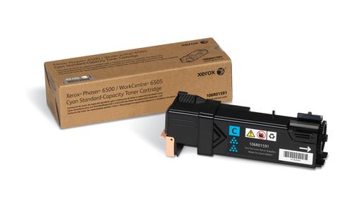 XEROX x Phaser 6500 - Cyan - original - toner cartridge - for Phaser 6500, WorkCentre 6505 (106R01591)