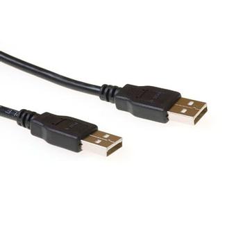 ACT USB2 Kabel A-A -  5,0 m Spesial A-A USB Kabel Sort (SB2550)