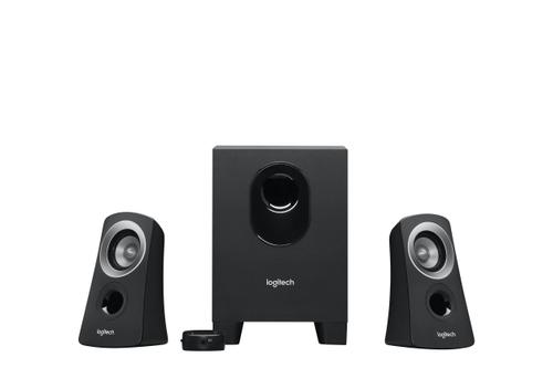 LOGITECH Speaker System Z313 Sort,  25 watts RMS (980-000413)