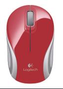 LOGITECH h Wireless Mini Mouse M187 (Red)