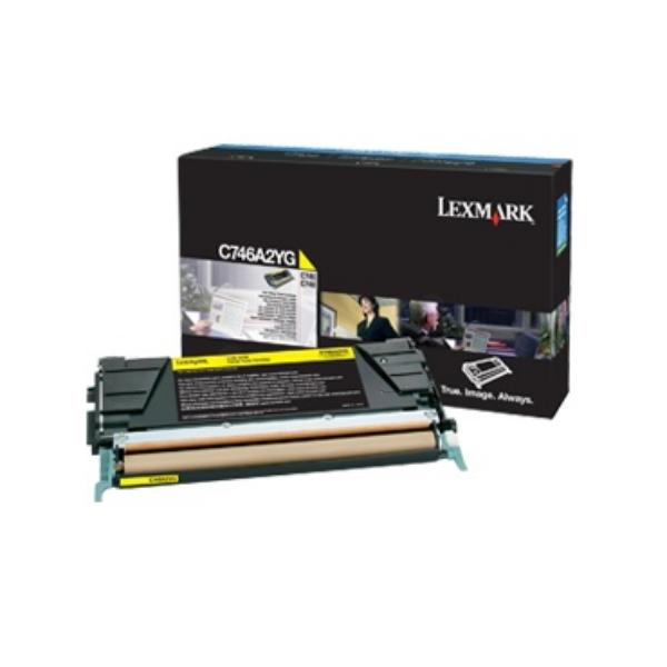 LEXMARK - gul - original - tonerpatron - Lexmark Corporate
