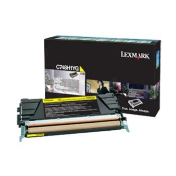 LEXMARK Yellow High Yield Corp Toner Cartridge  (C748H3YG)