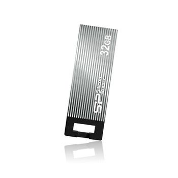 SILICON POWER USB-MINNE 16GB TOUCH 835 GREY (SP016GBUF2835V1T)